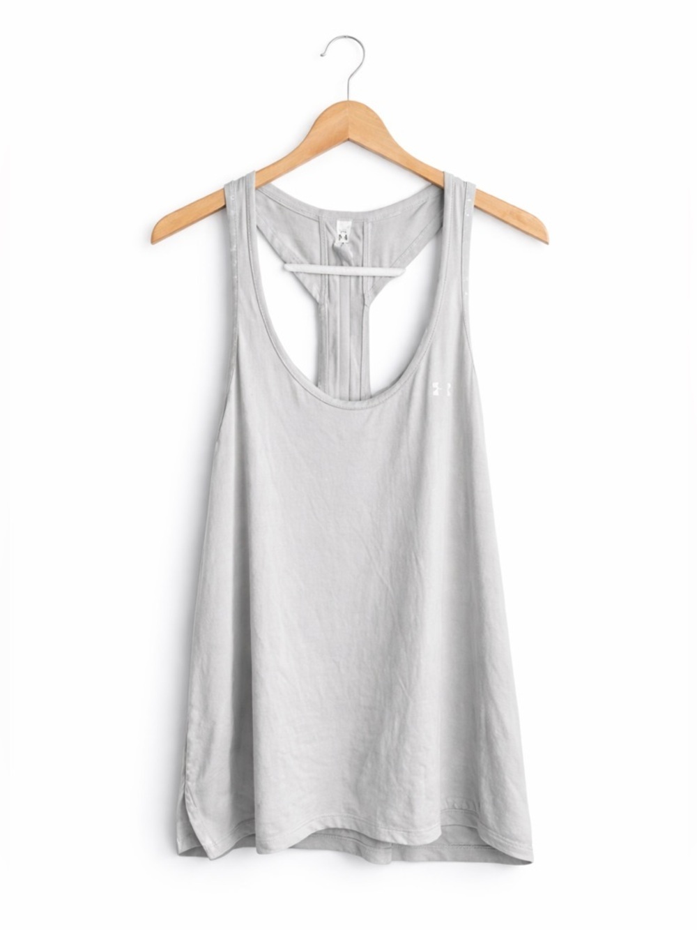 Under Armour Gray Athletic Tank Top Women’s Medium Workout Top